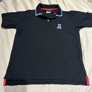 Boys Psycho Bunny black polo shirt size XL 18-20